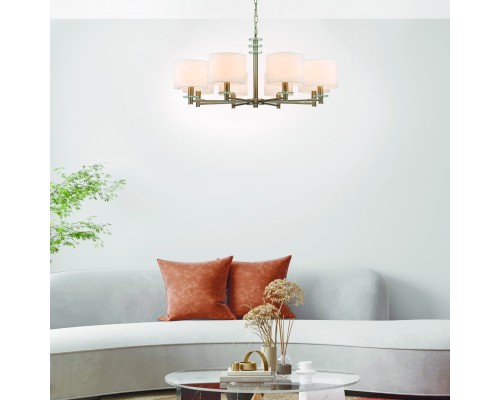 Подвесной светильник Escada 641/8PL E14*60W Satin nickel