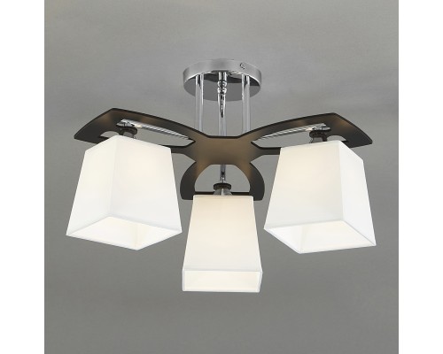 Потолочный светильник Escada 1116/3PL E27*60W Chrome/Black/White