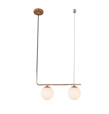 Подвесной светильник Escada 1163/2S E27*5W Black/Gold