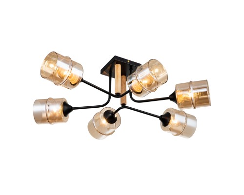 Потолочный светильник Escada 699/6P E27*60W Black