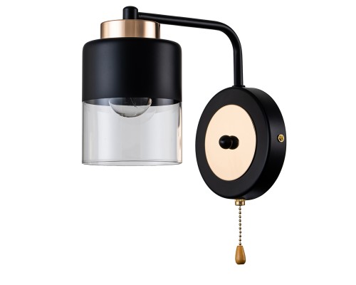 Настенный светильник Escada 2121/1A E27*40W Black/Gold