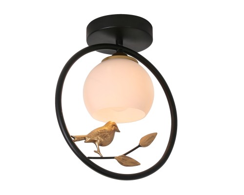 Потолочный светильник Escada 1113/1P E27*40W Black/Gold