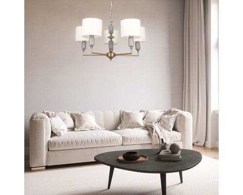 Подвесной светильник Escada 650/5P E14*40W Brass