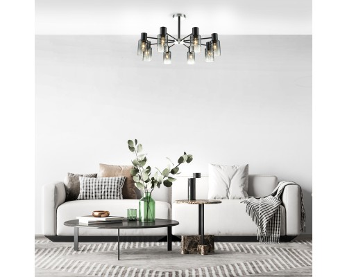 Светильник на штанге Escada 2120/8P E14*40W Black