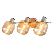 Спот Escada 10177/3A E14*40W White/Chrome/Wood