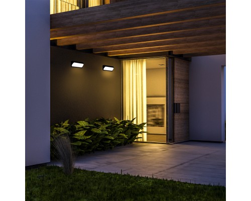 Настенный светильник Escada 30002W/01 LED*30W IP65 Black