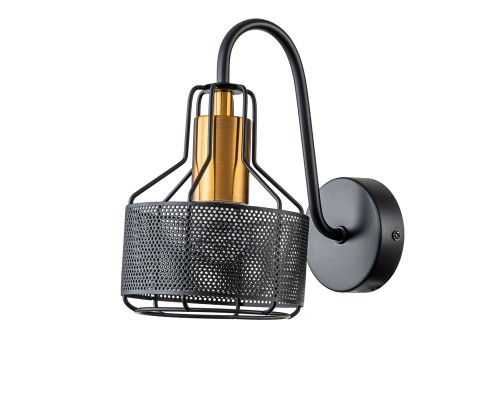 Настенный светильник Escada 697/1A E27*60W Black/Gold