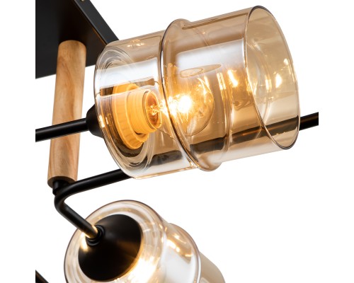 Потолочный светильник Escada 699/8P E27*60W Black