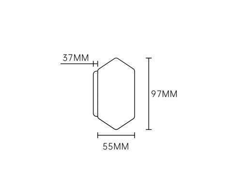 Настенный светильник Escada 30004P/03 LED*2W IP54 Black