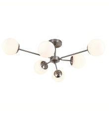 Светильник на штанге 150008/6R E27*60W Satin nickel