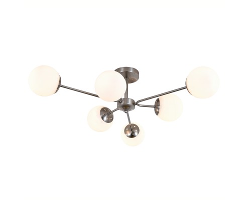 Светильник на штанге 150008/6R E27*60W Satin nickel