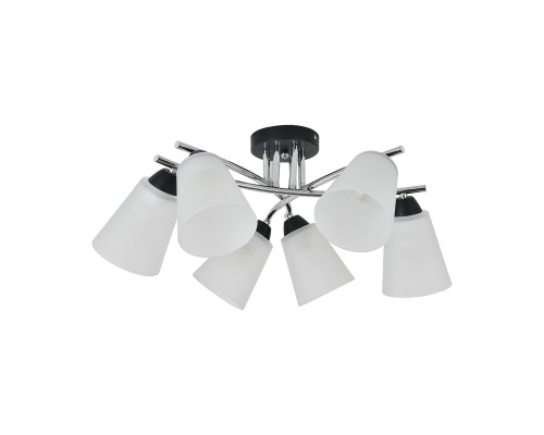 Потолочный светильник Escada 2132/6P E27*60W Black/Chrome