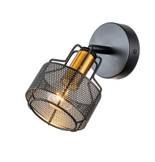 Настенный светильник Escada 1100/1A E14*40W Black/Gold