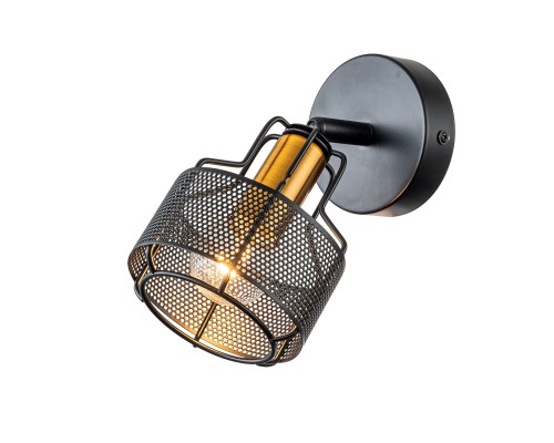 Настенный светильник Escada 1100/1A E14*40W Black/Gold