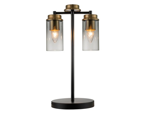 Настольный светильник Escada 2118/2 E14*40W Black/Brass