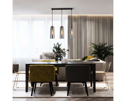 Подвесной светильник Escada 10195/3S E27*40W Smoke