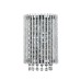 Настенный светильник Escada 2124/2A E14*40W Chrome