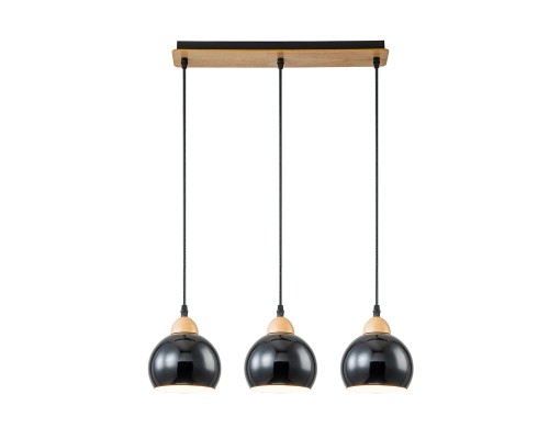 Подвесной светильник Escada 10178/3S E27*40W Black/Wood