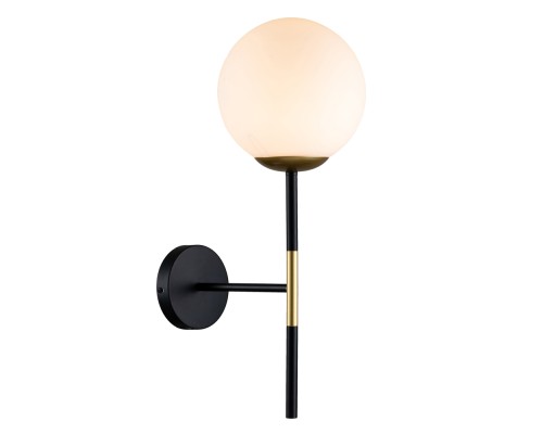 Настенный светильник Escada 1163/1A E27*40W Black/Honey brass
