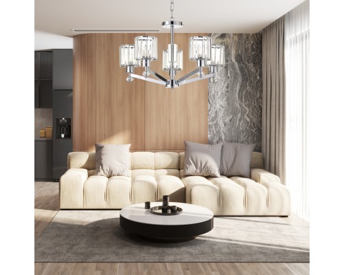 Подвесной светильник Escada 691/5S E27*60W Chrome