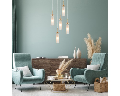 Подвесной светильник 11038/5PL Brass