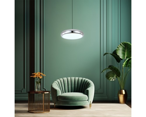 Подвесной светильник Escada 10304/1 LED*15W Black/Chrome