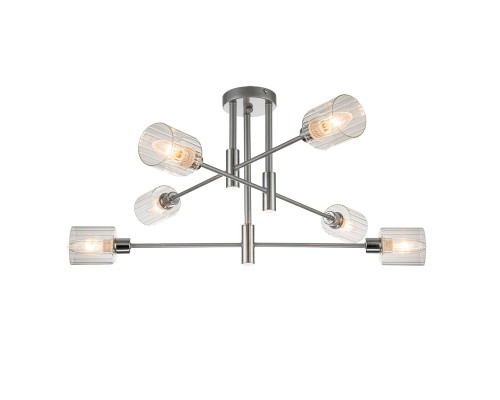 Светильник на штанге Escada 1140/6P E14*40W Silver/Chrome