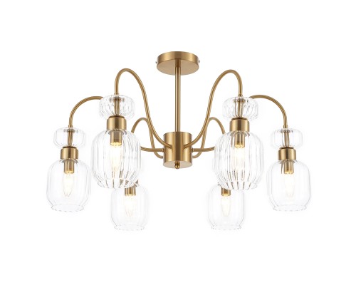 Светильник на штанге Escada 1141/6PL E14*60W Antigue copper/Clear