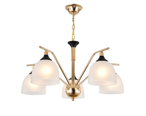 Подвесной светильник Escada 2123/5P E27*40W Gold/Black