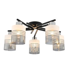 Потолочный светильник Escada 1132/5P E27*60W Black/Chrome