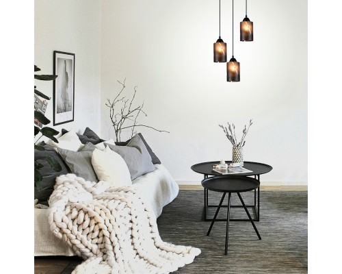 Подвесной светильник Escada 10179/3S E27*60W Black