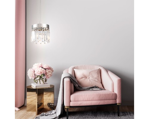 Подвесной светильник 12026/1P Chrome