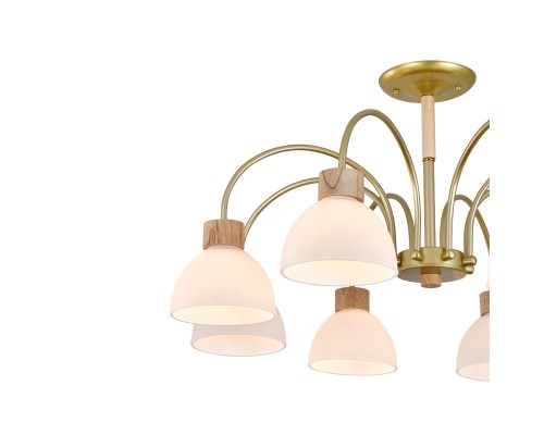 Светильник на штанге 150005/8R E27*60W Gold/Wood