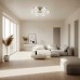 Потолочный светильник 100012/6C LED*60W Brass