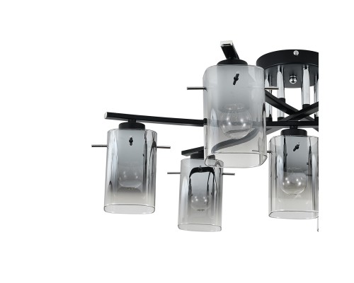 Потолочный светильник Escada 1101/7P E27*40W Black