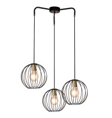 Подвесной светильник Escada 10176/3S E27*60W Black/Brass