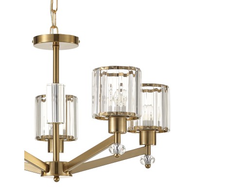 Подвесной светильник Escada 691/5S E27*60W Antique copper