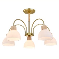 Светильник на штанге 150005/5R E27*60W Gold/Wood