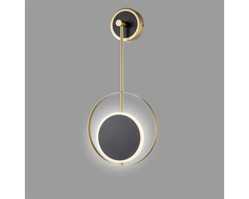 Настенный светильник Escada 10206/SG LED*7W Black/Gold