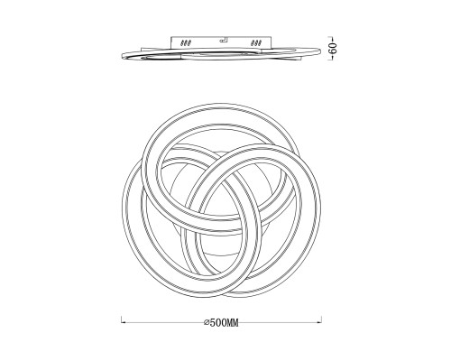 Потолочный светильник Escada 10243/3 LED*140W White