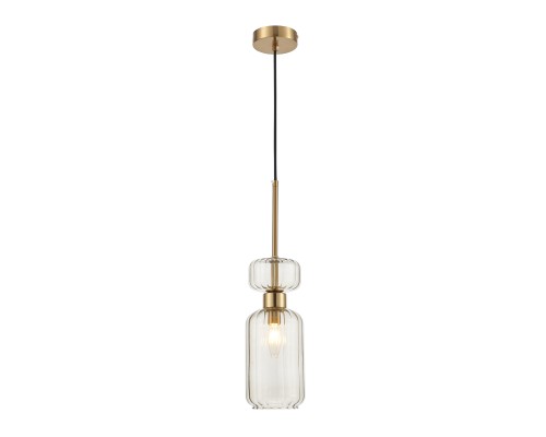 Подвесной светильник Escada 1141/1S E14*60W Antigue copper/Beige