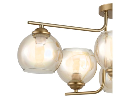 Потолочный светильник Escada 1134/6 E27*60W Сhampangne gold