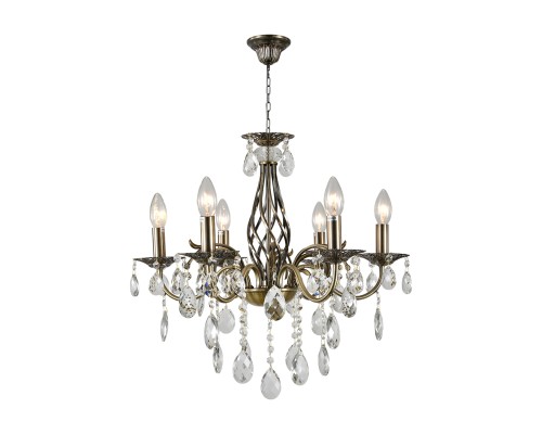 Подвесной светильник Escada 2107/6P E14*40W Antique Brass