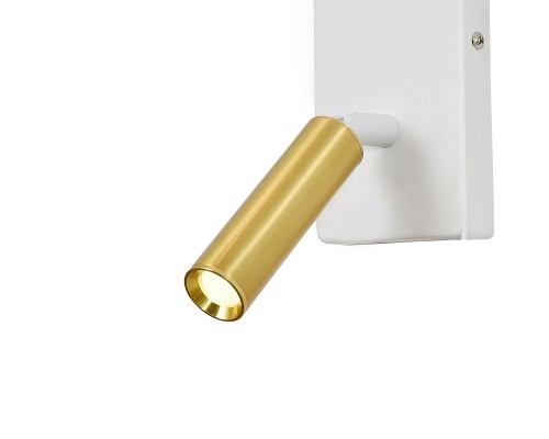 Настенный светильник Escada 598/1A E27*40W White/Brass