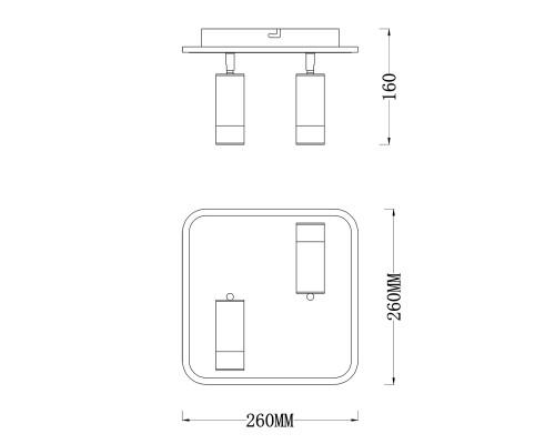 Настенно-потолочный свет Escada 20024SMA/01 LED 31W 4000K белый