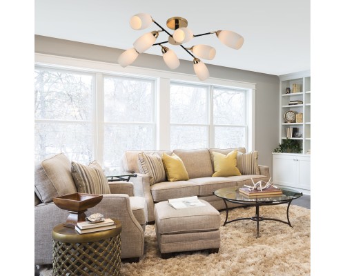 Потолочный светильник Escada 643/8P E27*40W Gold