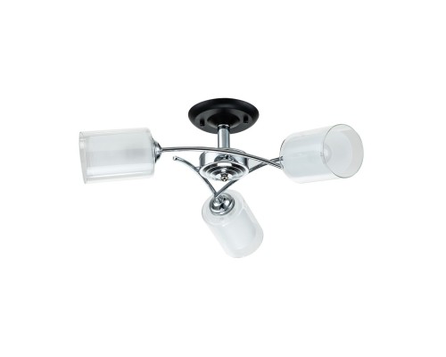 Потолочный светильник Escada 1170/3P E27*60W Chrome/Black