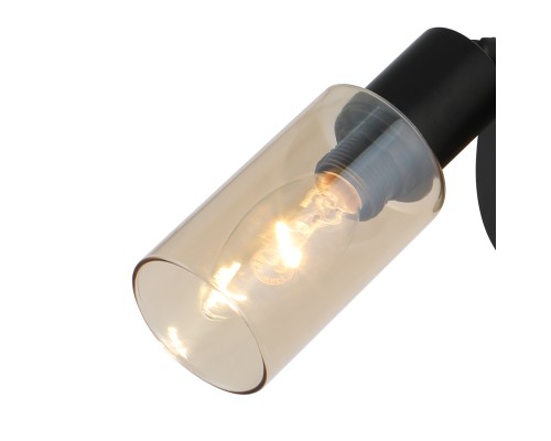 Настенный светильник Escada 10172/1A E14*40W Black/Amber