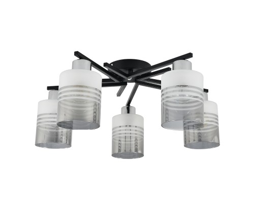 Потолочный светильник Escada 1132/5P E27*60W Black/Chrome