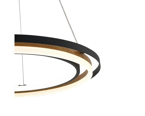 Подвесной светильник Escada 10248/2 LED*82W Black/Wood